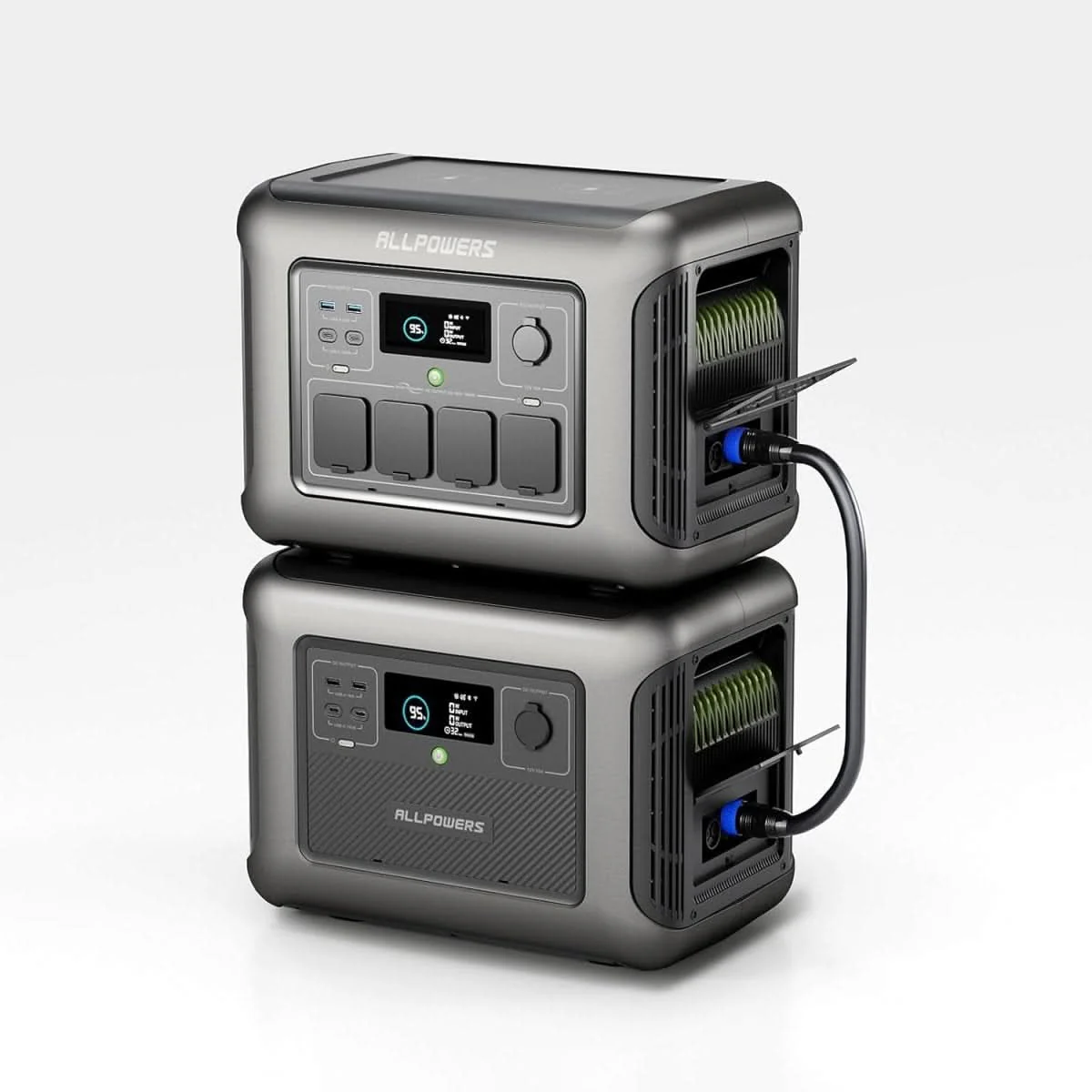 Stacja Zasilania 1800W 1152Wh Akumulator LiFePO4 ALLPOWERS R1500 - Image 12