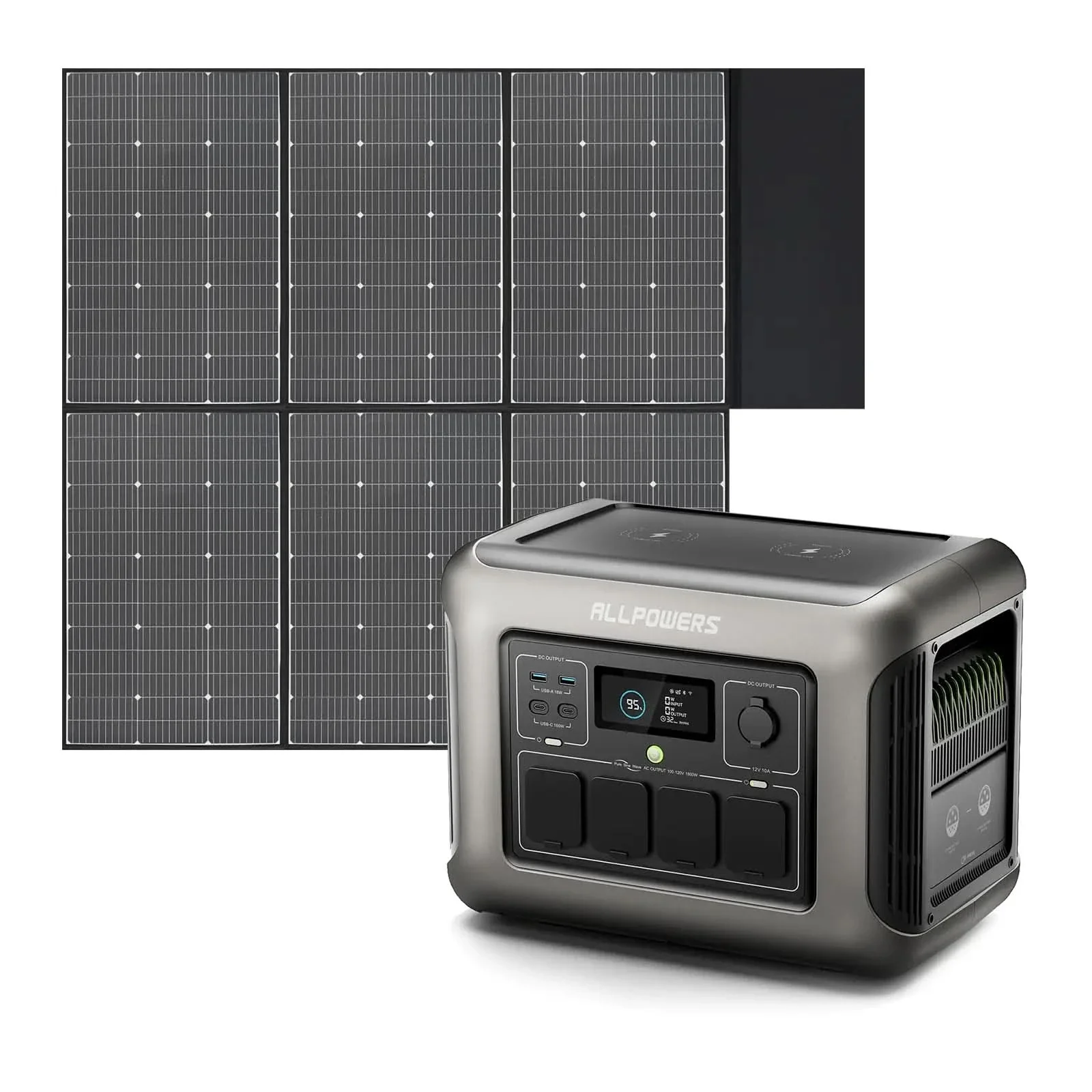 Stacja Zasilania 1800W 1152Wh Akumulator LiFePO4 ALLPOWERS R1500 - Image 9
