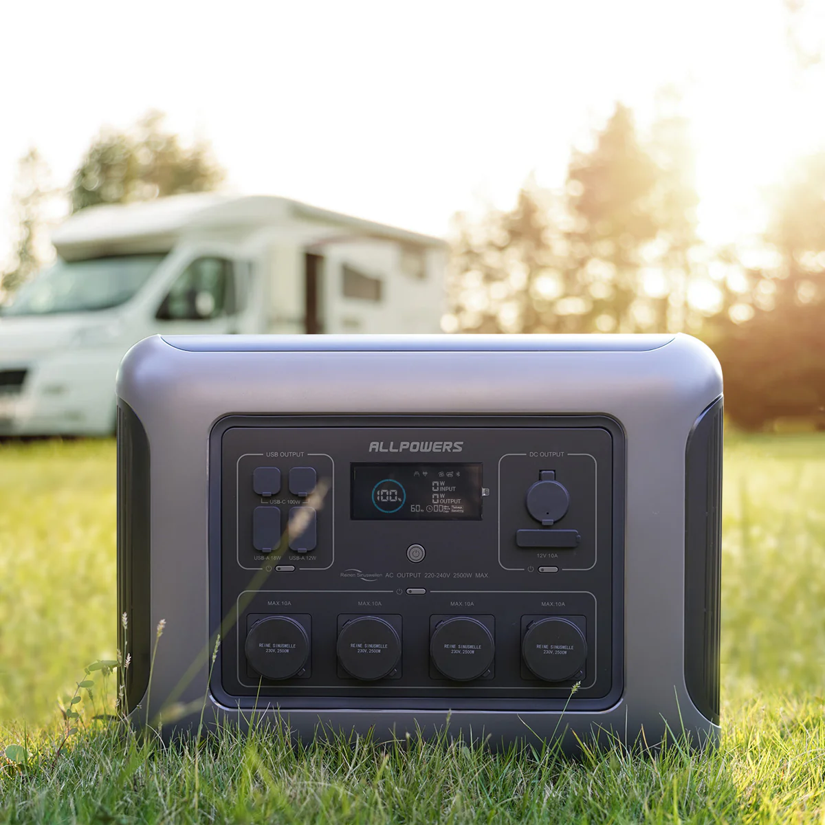 Przenośna Elektrownia 2500W 2016Wh Akumulator LiFePO4 ALLPOWERS R2500