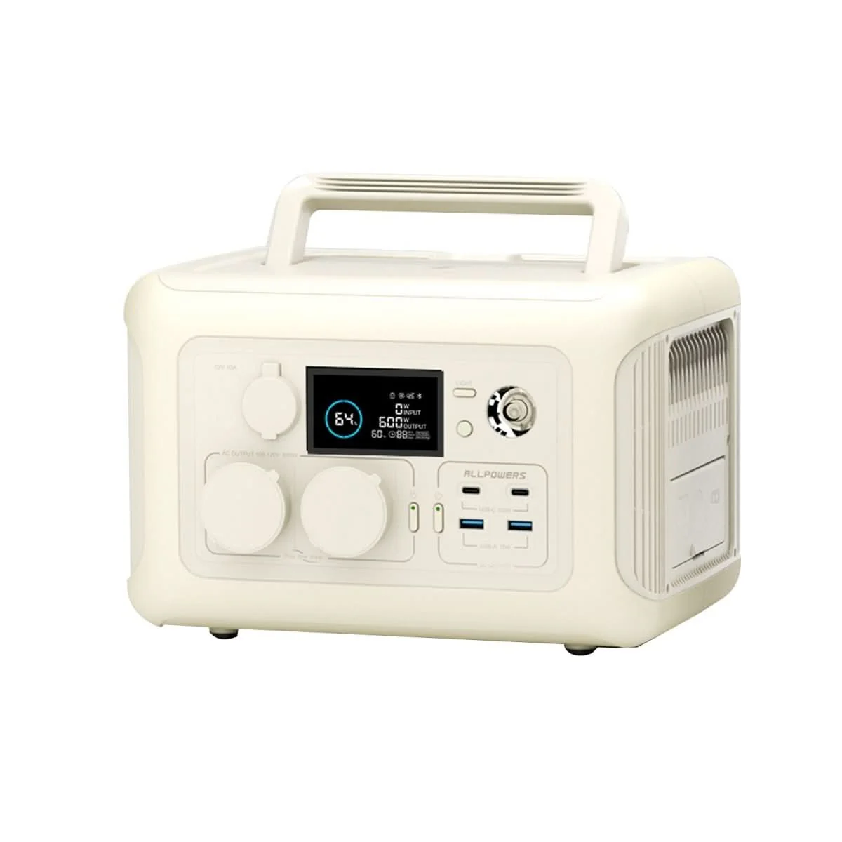 Przenośna Stacja Zasilania 600W 299Wh Akumulator LiFePO4 ALLPOWERS R600 - Image 6