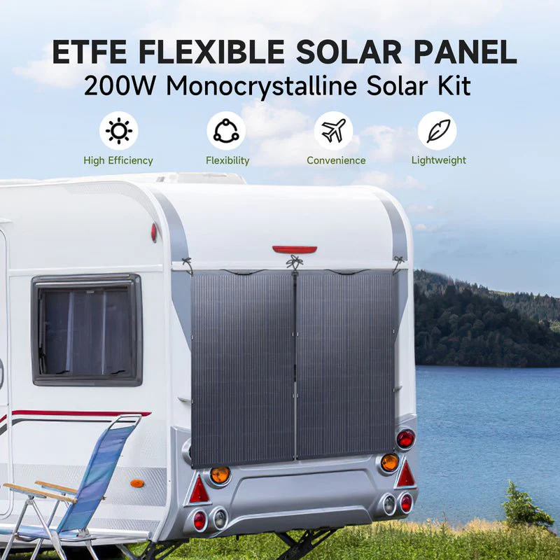 ALLPOWERS Zestaw Generatora Słonecznego 1500W (S1500 PLUS + SF200 200W Flexible Solar Panel) - Image 3