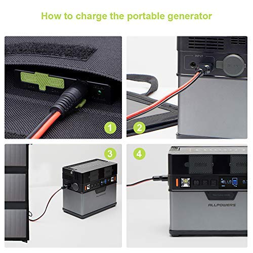 ALLPOWERS Zestaw Generatora Słonecznego 1500W (S1500 PLUS + SP012 100W Solar Panel) - Image 9