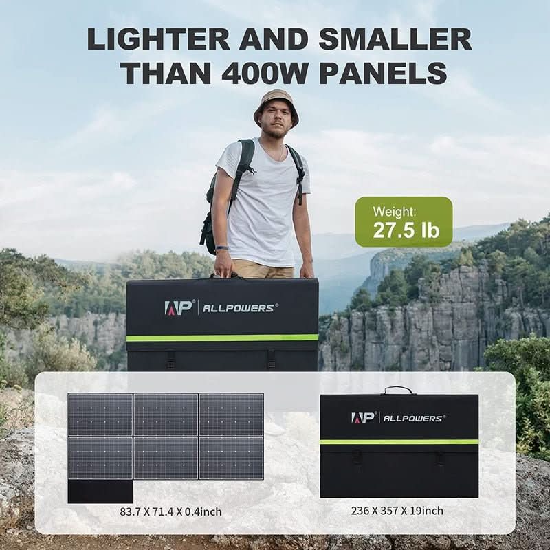 ALLPOWERS Zestaw Generatora Słonecznego 1800W (+600W Panel Słoneczny) - Image 6