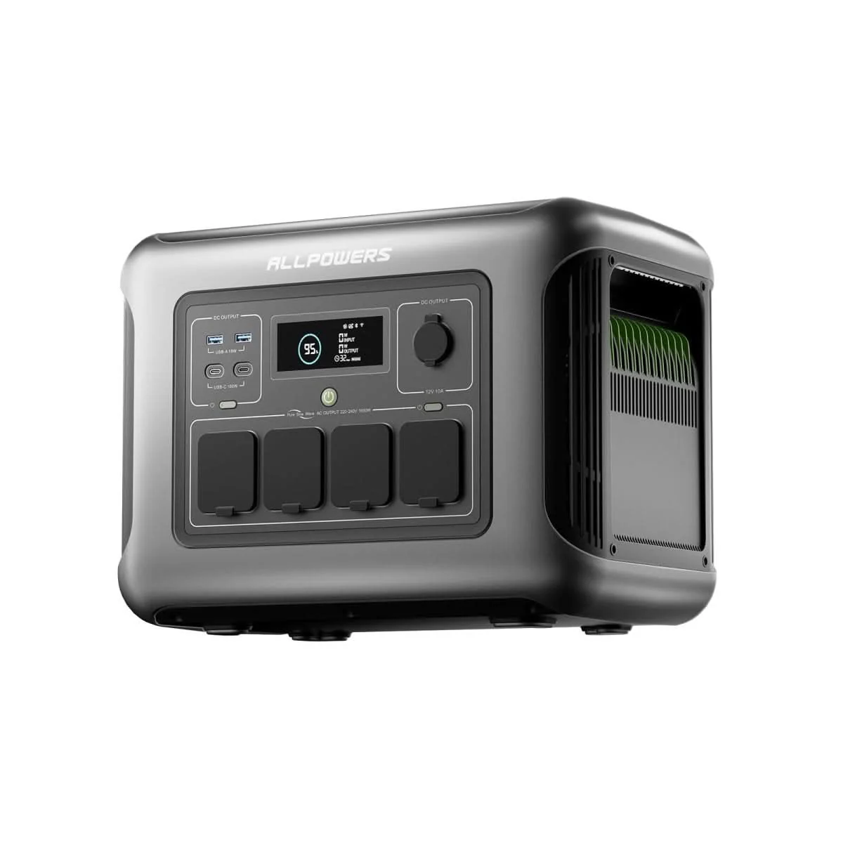 ALLPOWERS R1500 LITE Stacja Zasilania 1600W 1056Wh Akumulator LiFePO4 - Image 3